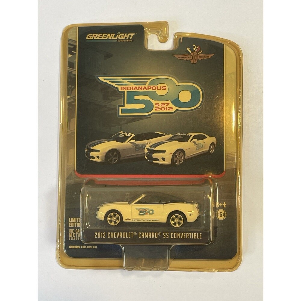 2012 Indy 500 Event Pace Car Chevrolet Camaro 1:64 Greenlight Diecast